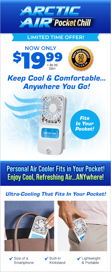 Order Arctic Air® Pocket Chill Now!